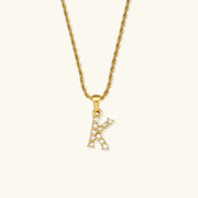 Necklace 'shining letter'
