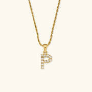 Necklace 'shining letter'