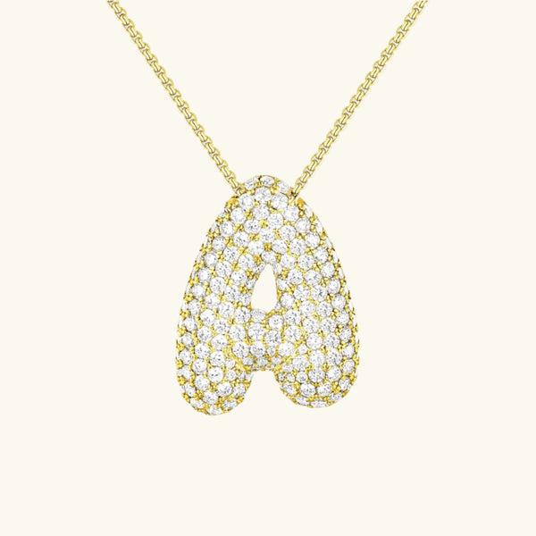 Bubble Design Initials Pendant - Emberly