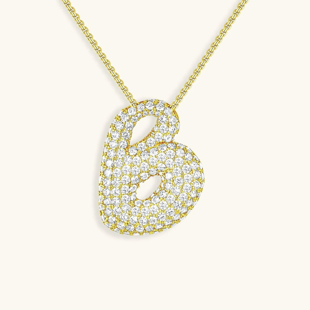 Bubble Design Initials Pendant - Emberly