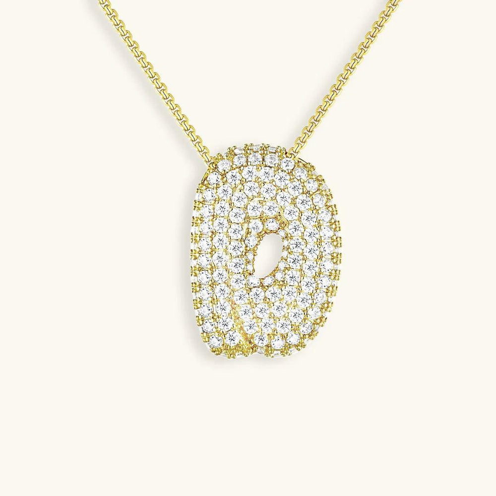 Bubble Design Initials Pendant - Emberly