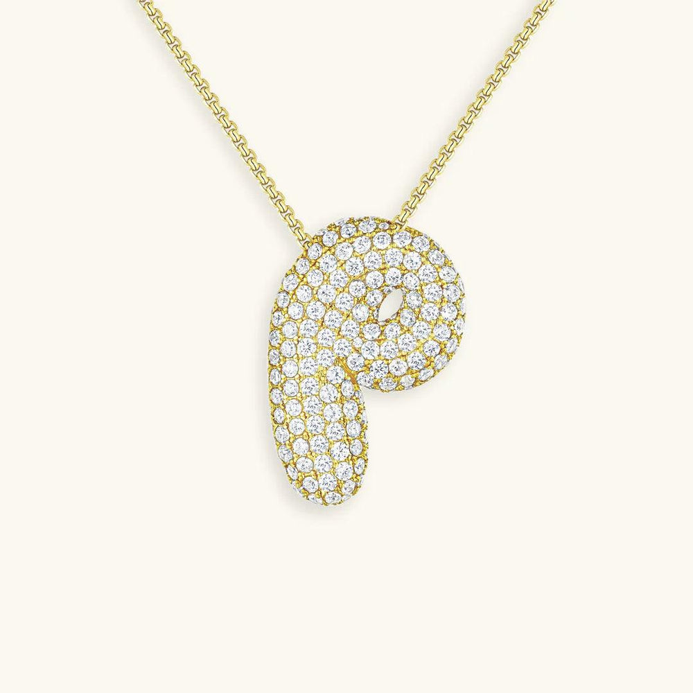 Bubble Design Initials Pendant - Emberly
