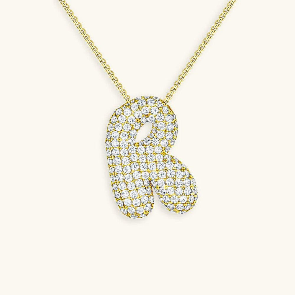 Bubble Design Initials Pendant - Emberly