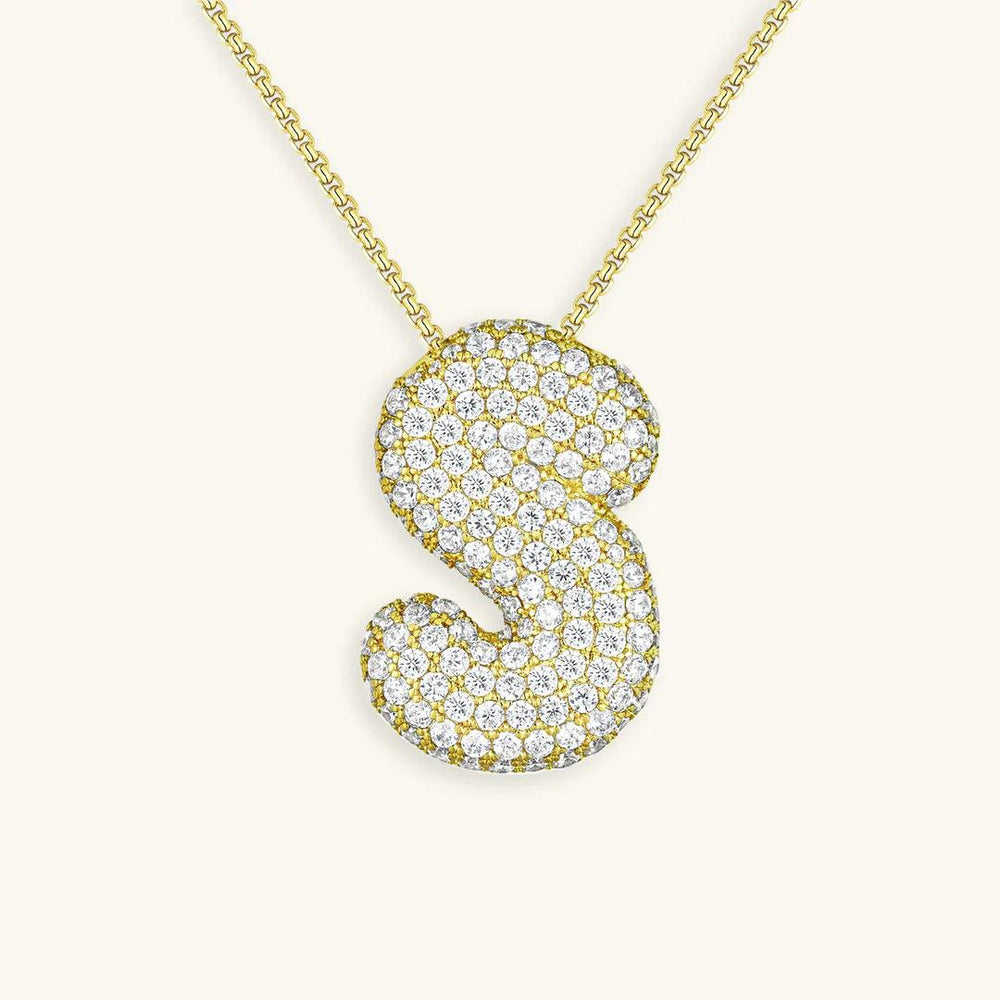 Bubble Design Initials Pendant - Emberly