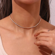 Necklace "Tennis"
