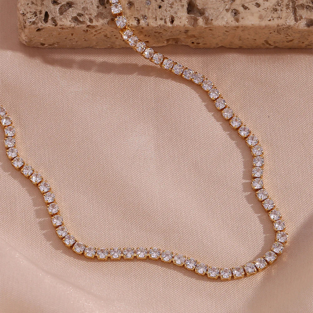 Necklace "Tennis"