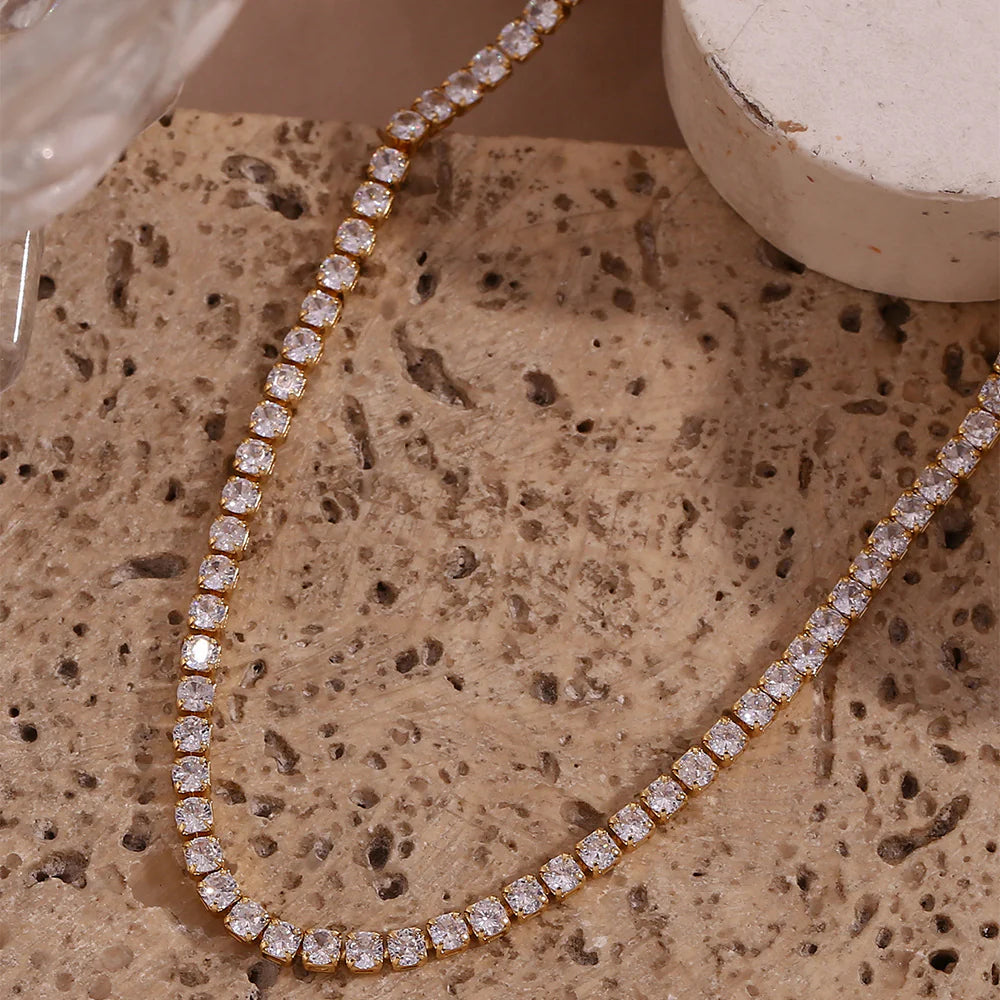 Necklace "Tennis"