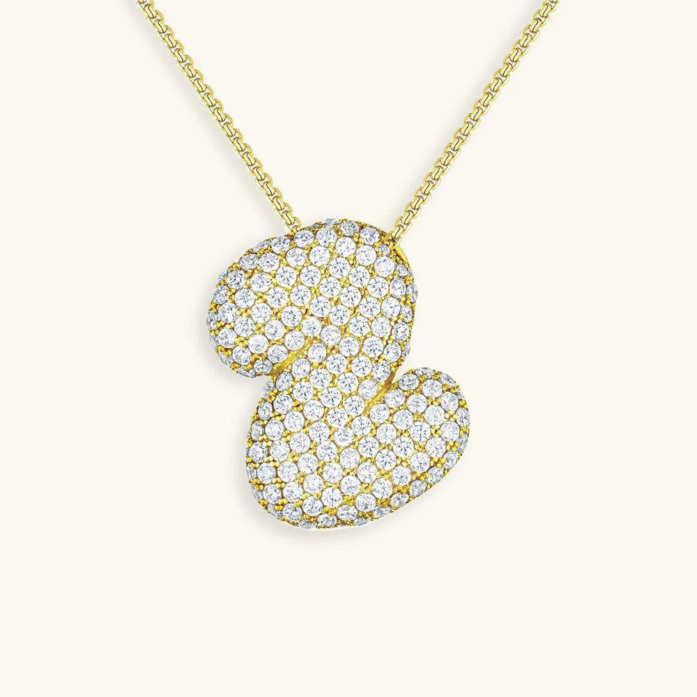 Bubble Design Initials Pendant - Emberly