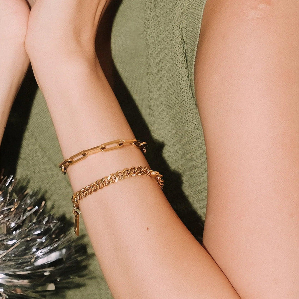 Bracelet "Paperclip Chain" - Emberly