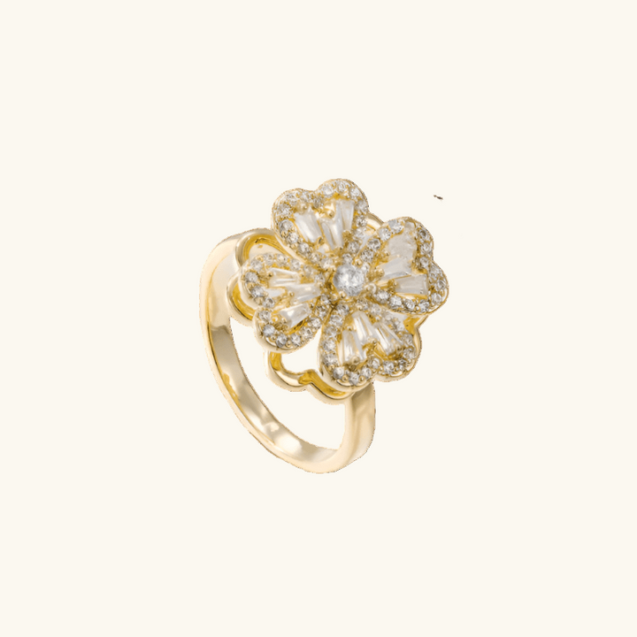Ring "Floral Bloom Crystal"- Emberly