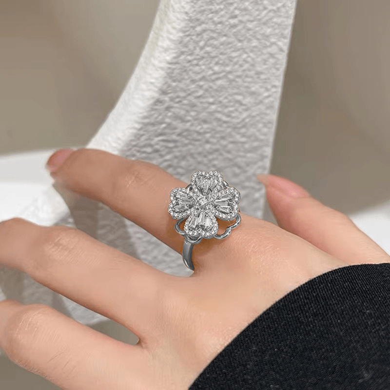 Ring "Floral Bloom Crystal" - Emberly