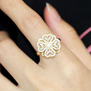 Ring "Floral Bloom Crystal" - Emberly