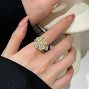 Ring "Floral Bloom Crystal" - Emberly