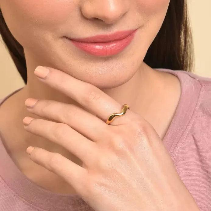 Ring "Wave" - ​​Emberly